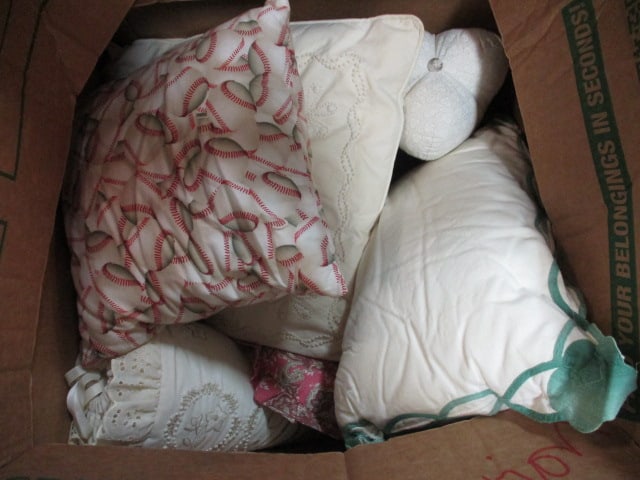 Lot of Needlework and Novelty Throw Pillows: see pictures and preview for selection