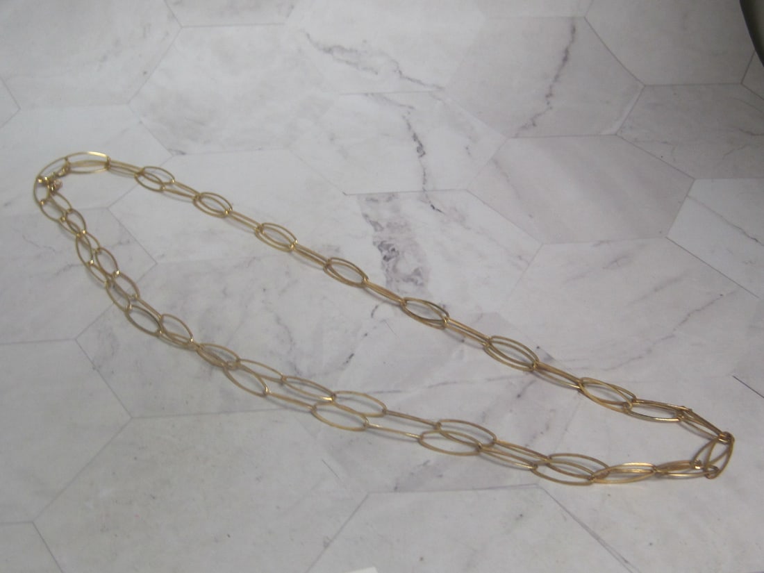 Sterling Silver Danecraft Gold Vermeil Necklace (1 of 3)