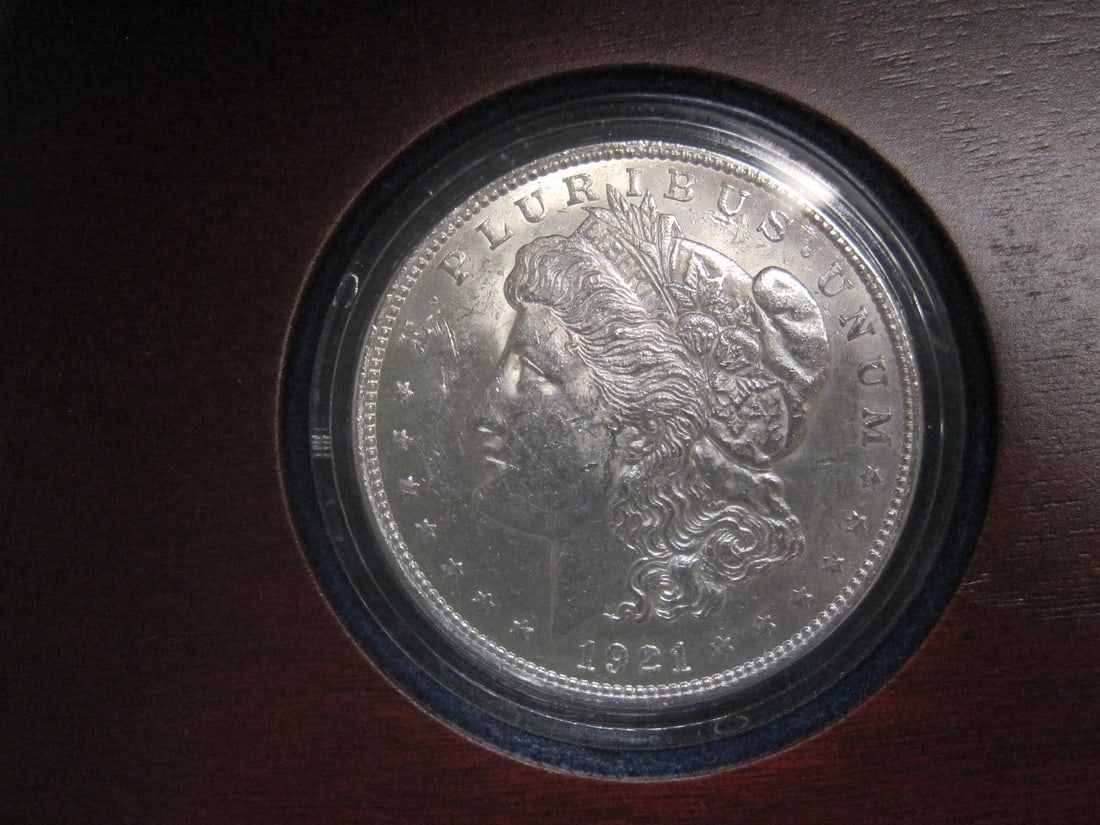 1921 D UNC. Morgan Silver Dollar - 2