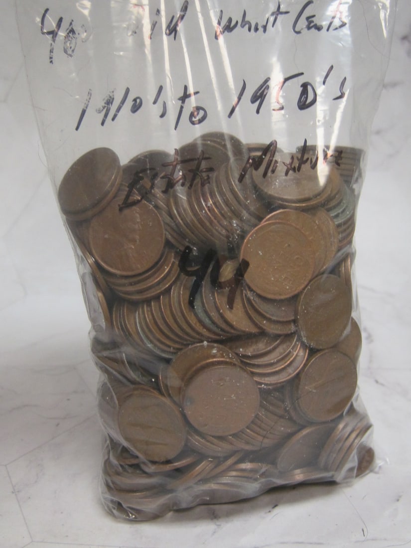 Lot of 400 Old Wheat Cents (1 of 3)