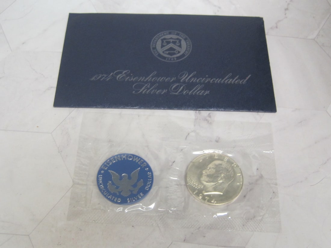 Special UNC. 1974 S Eisenhower Silver Dollar (1 of 2)