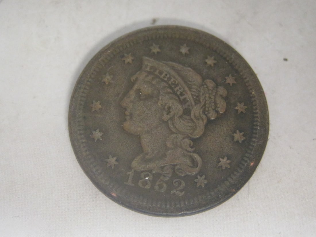 1852 US Large Cent, Full Liberty (1 of 2)