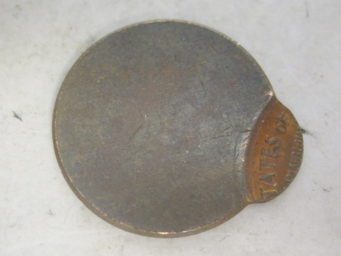US Mint Error Off-struck Lincoln Cent (1 of 2)