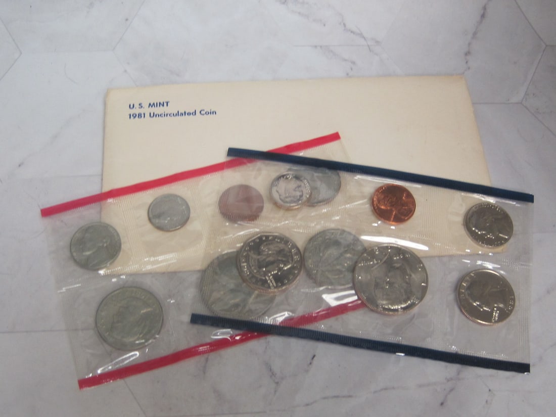 1981 UNC. US Mint Coin Set (1 of 1)
