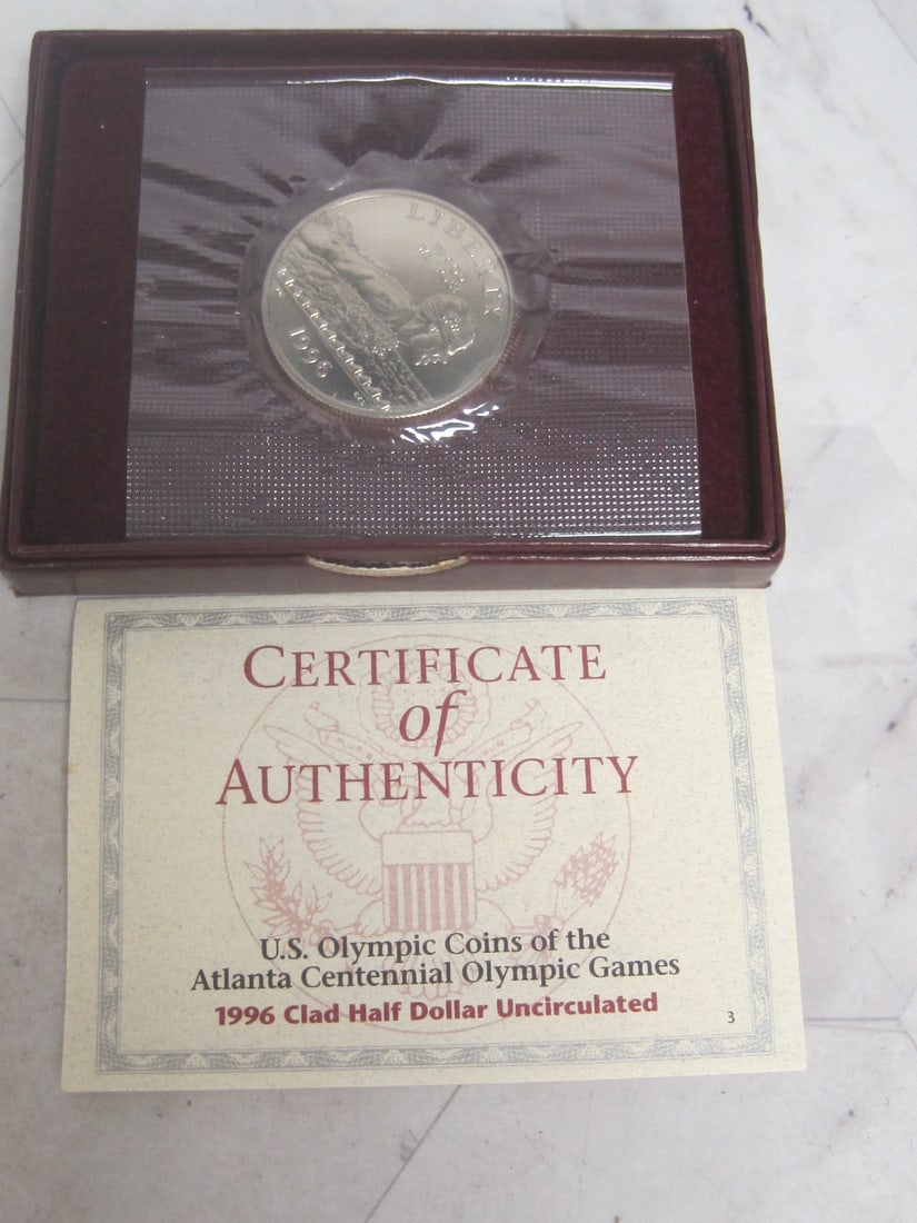 1996 UNC. Atlanta Olympic Half Dollar (1 of 5)