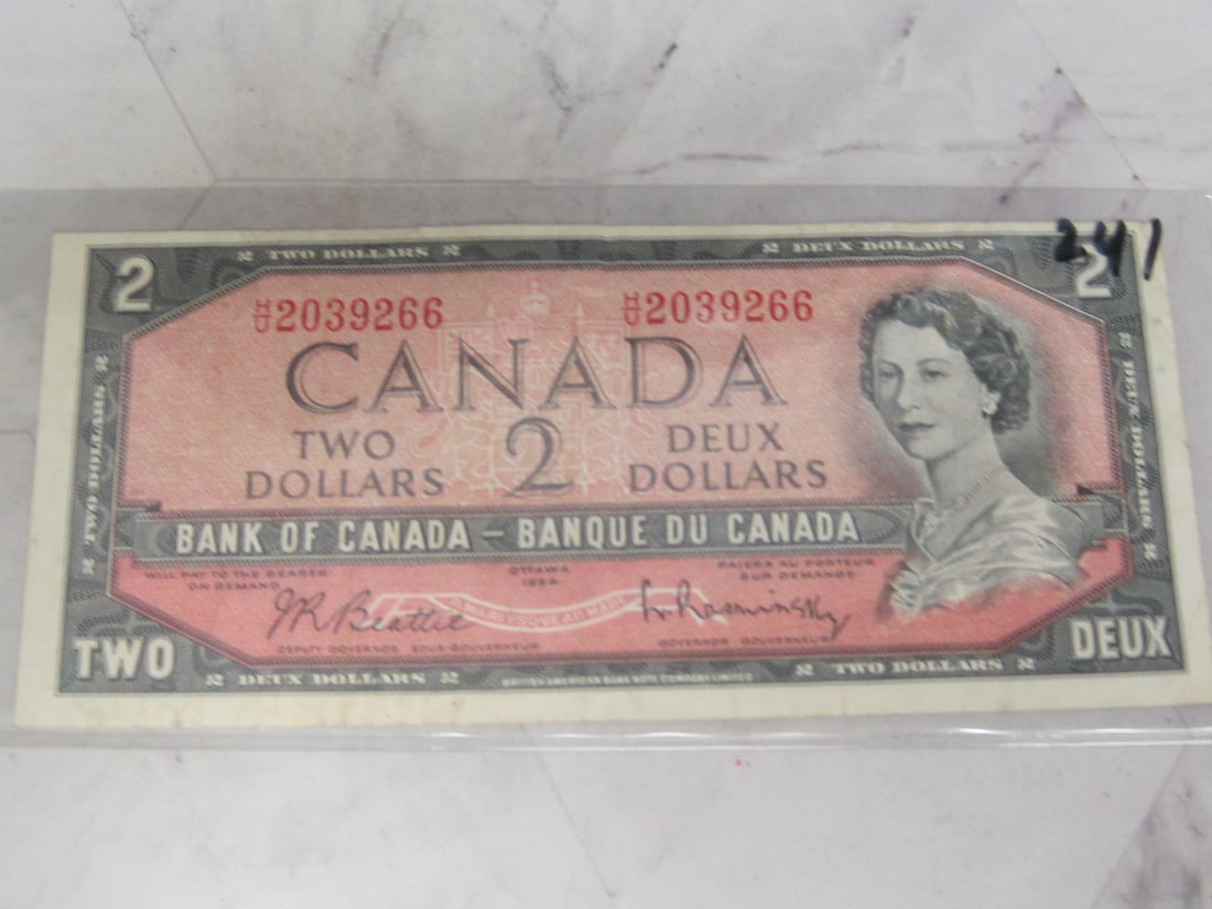 1954 Canada $2 Note (1 of 2)