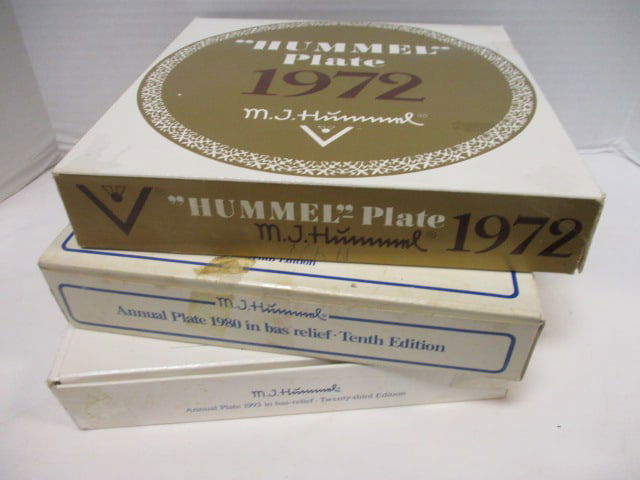 Hummel Collectible Calendar Plates (Lot of 3) (1 of 5)