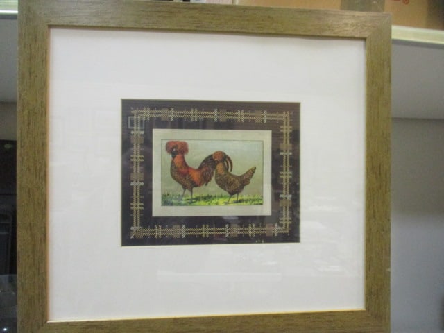 Chicken Framed Matted Prints (1 of 6)