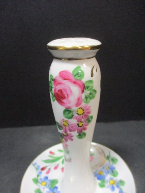 Limoges Handpainted Hat Pin Holder - 2