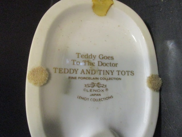 Little Doc Figurine (5 1/2") & Teddy Goes to the Doctor Lenox - 5