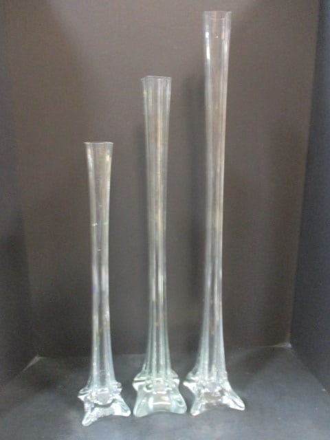 Eiffel Tower Style (Lot of 3) Vases (1 of 5)