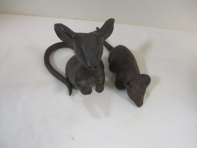 Cast Iron Mouse Figurines (Lot of 2) (1 of 6)
