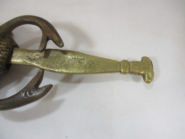 Brass Scorpion Shaped Trick Puzzle Padlock - 3