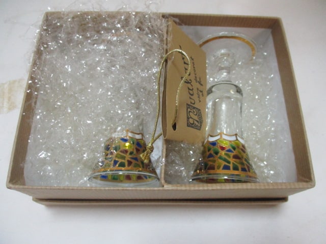 Nualart Spain Handpainted Cordial Set in Box: . 