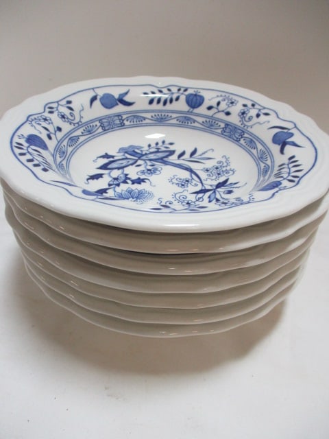 Loire Blue Nikko Japan (Lot of 7) Dessert Bowls: 5 1/2" 