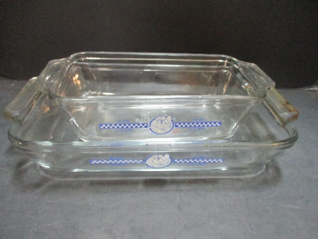 Anchor Hocking Loaf Dish & Casserole w/Pillsbury Doughboy: . 
