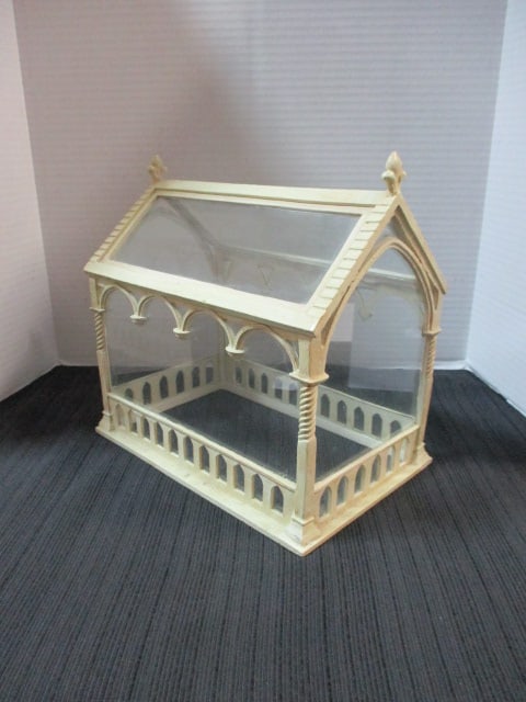Victorian Style Glass & Metal Tabletop Terrarium (1 of 4)