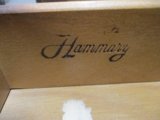 Pair of Vintage Hammary End Tables with Undershelf and Drawer - 6