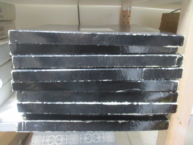 8 Vintage Hale's Jewelers "The Southern Countryside" by Darrell Koons: 1972-1979 Limited Edition Series Etched Metal Decorative Plates in Original Boxes 