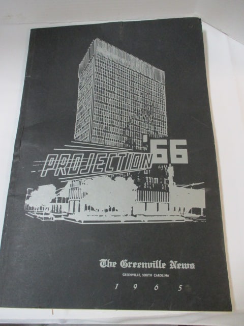 Vintage "The Greenville News - Projection '66" 1965 Newspapers: . 
