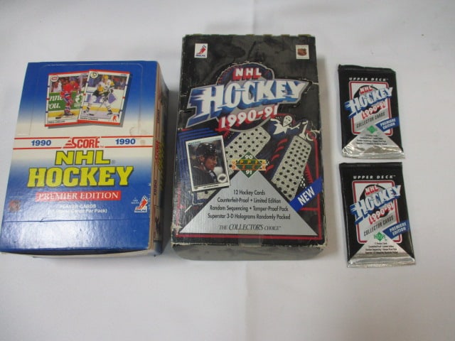 Vintage 1990-1991 NHL Hockey Trading Cards: see pictures and preview for selection and condition 