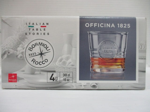 3 Bormioli Rocco "Officina 1825" Glasses in Original Box: . 