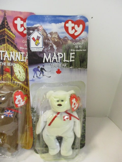 Lot of New Old Stock Miniature Ty Beanie Babies with Collector's Guide - 13