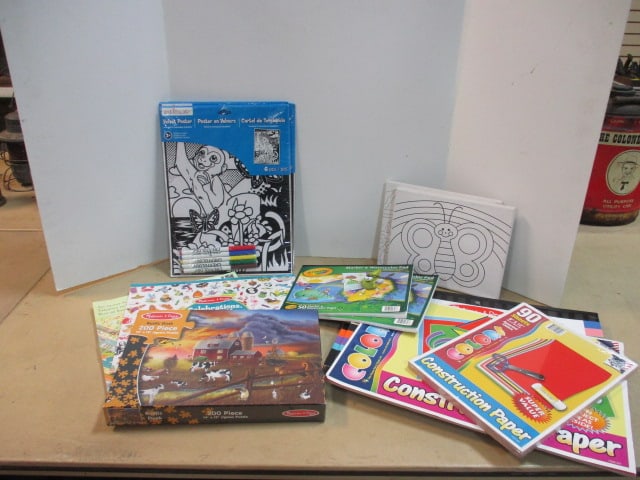 Lot of New Old Stock Construction Paper, Scrapbook Supplies, Paint Supplies, (1 of 13)