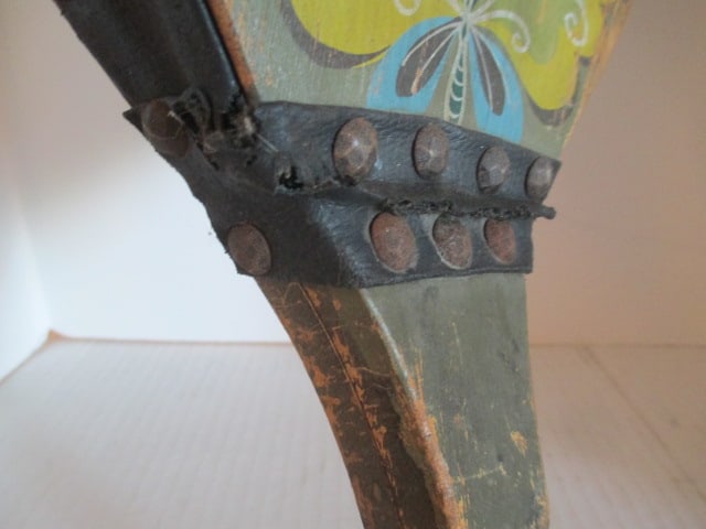 Folk Art Wooden Bellows - 5