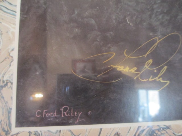 C. Ford Riley Signed 1990 "Close Encounter" Southeastern Wildlife Exposition Event Poster Print - 5