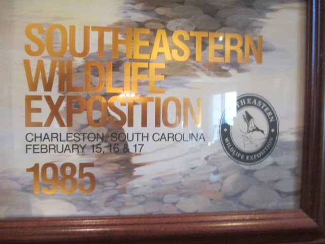 Mario F. Fernandez 1985 "Solitaire" Southeastern Wildlife Exposition Event Poster Print - 3