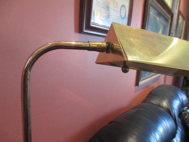 Brass Adjustable Height Floor Lamp - 3