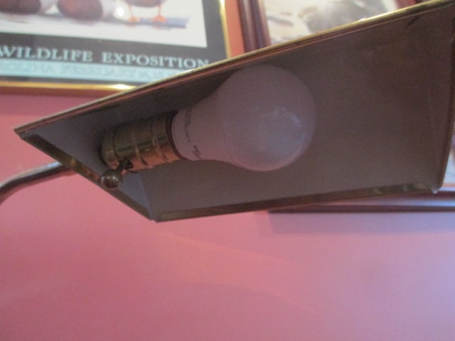 Brass Adjustable Height Floor Lamp - 6