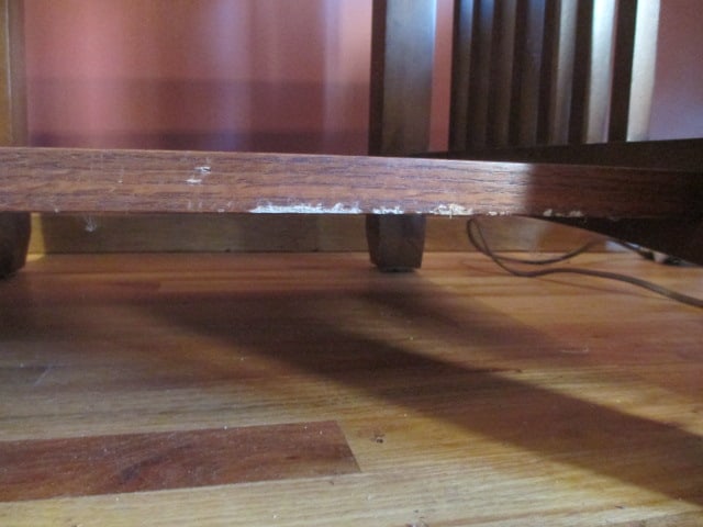 Mission Style Wood End Table - 4