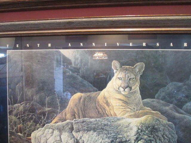 Lee Cable 1991 "Silent Shadows" Southeastern Wildlife Exposition Event Poster Print - 4