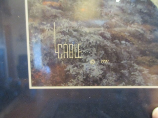 Lee Cable 1991 "Silent Shadows" Southeastern Wildlife Exposition Event Poster Print - 6