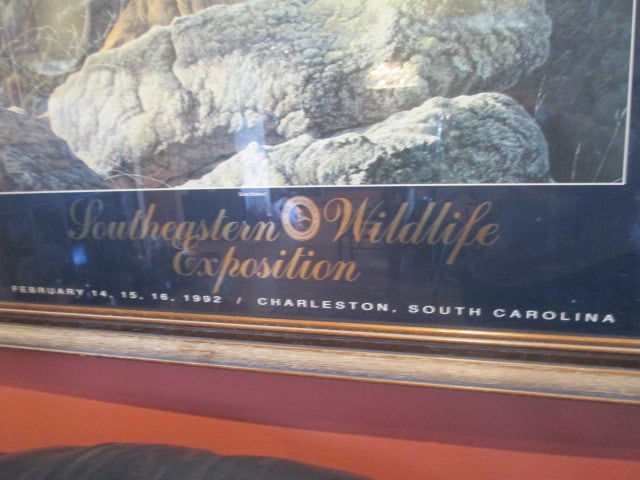 Lee Cable 1991 "Silent Shadows" Southeastern Wildlife Exposition Event Poster Print - 7