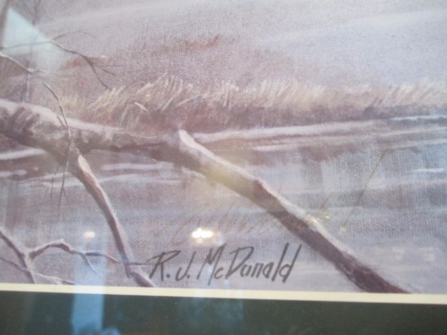 R.J. McDonald Signed 1988 "The Patriot" Southeastern Wildlife Exposition Event Poster Print - 5
