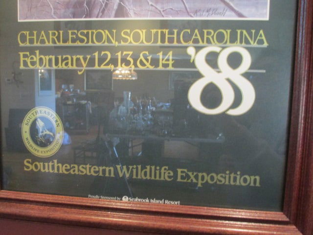 R.J. McDonald Signed 1988 "The Patriot" Southeastern Wildlife Exposition Event Poster Print - 6
