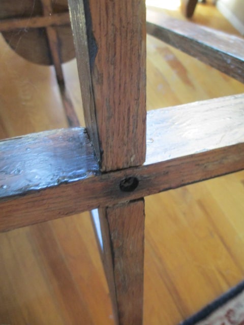 Vintage Arts & Craft Style Wood Pedestal Stand - 5