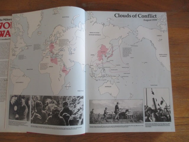 Two World War II Military and Aircraft Illustrated History Coffee Table Books - 14