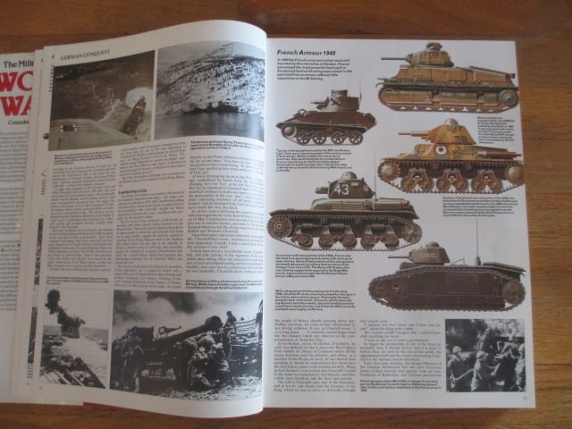 Two World War II Military and Aircraft Illustrated History Coffee Table Books - 17