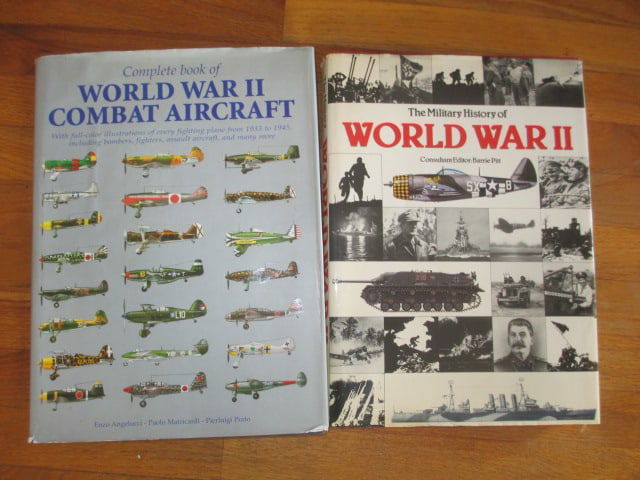 Two World War II Military and Aircraft Illustrated History Coffee Table Books (1 of 20)