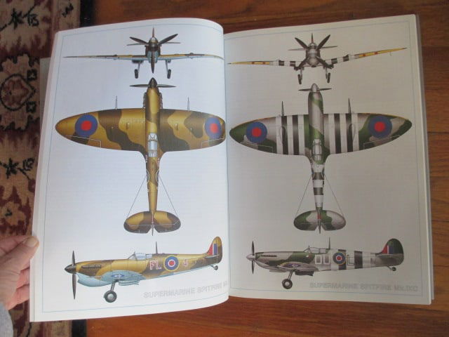 Two World War II Military and Aircraft Illustrated History Coffee Table Books - 7