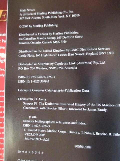 2005 "Semper Fi The Definitive Illustrated History of the U.S. Marines" Coffee Table Book - 6