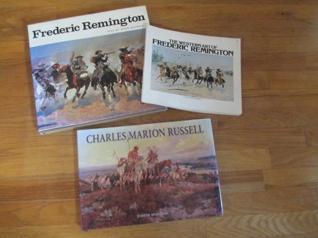 Frederic Remington and Charles Marion Russell Illustrated Art Coffee Table Books (1 of 20)