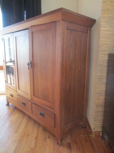 Broyhill Misson Style Entertainment Cabinet - 2