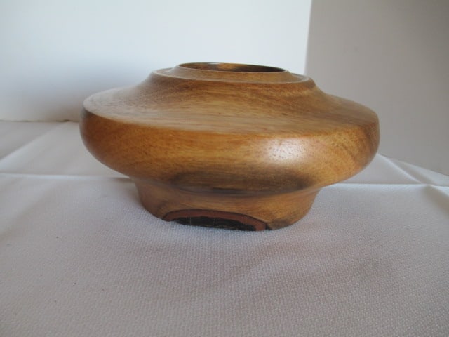 Two Hand Turned Artisan Wood Vases - 2