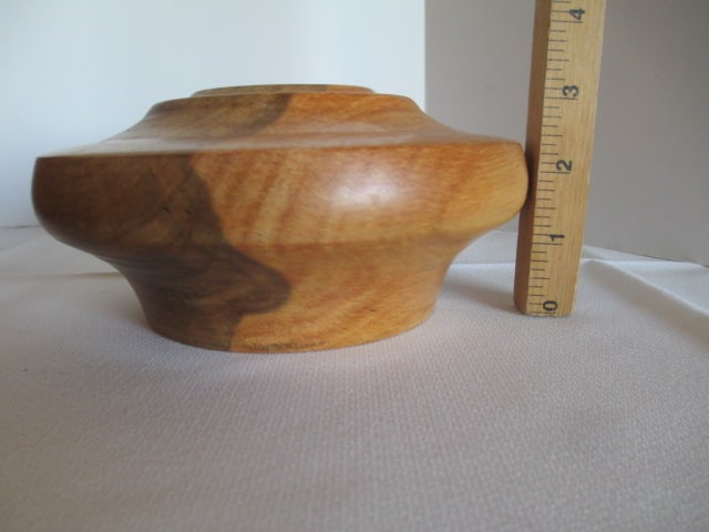 Two Hand Turned Artisan Wood Vases - 5