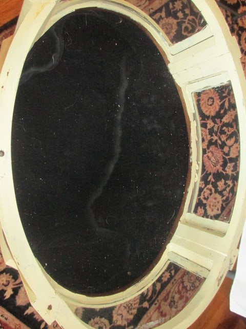 2 Tone Oval Glass Top Display Table - 5